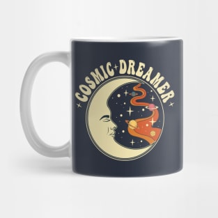 Cosmic dreamer and moon Mug